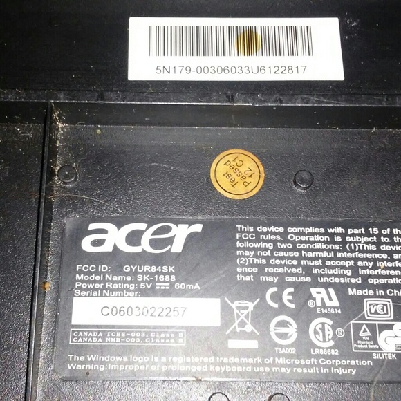 Acer keyboard.black - Picture 2 of 3